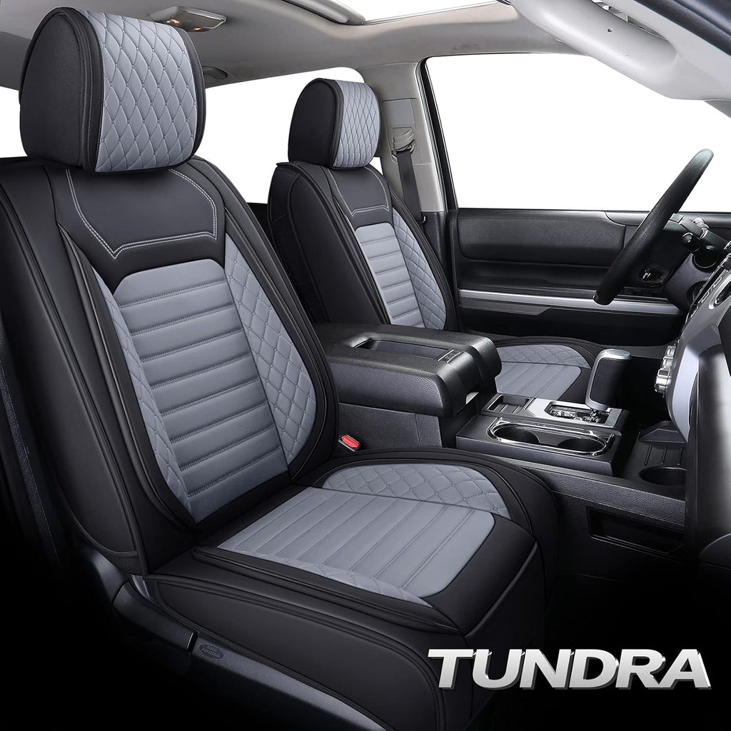Toyota Tundra Waterproof Leather Seat Covers Full Set E28827