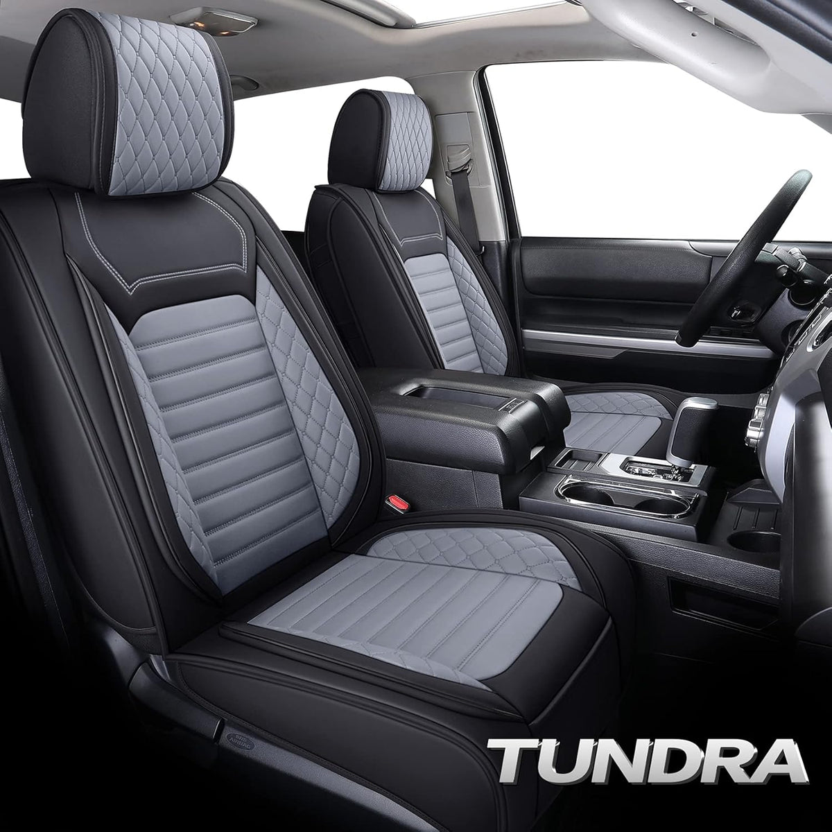 Toyota Tundra Waterproof Leather Seat Covers Full Set E28827