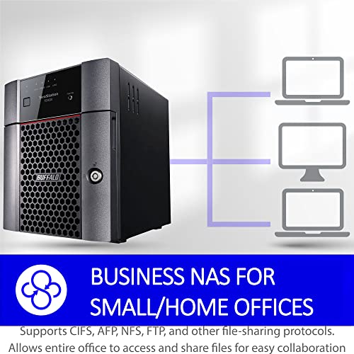 4-Bay Desktop NAS 8TB (4x2TB) with HDD Hard Drives Included 2.5GBE H592830