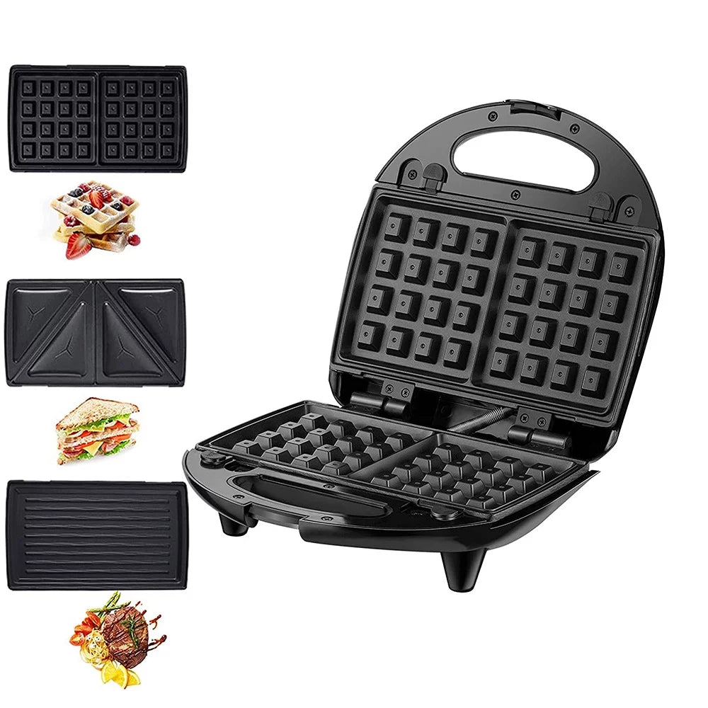 Stainless Steel Breakfast Sandwich and Waffle Maker G5527
