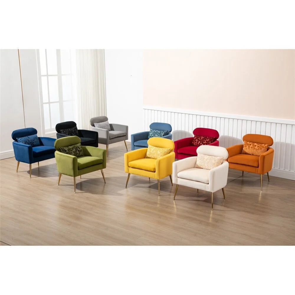 Yellow Chaise Lounge Chair E4157
