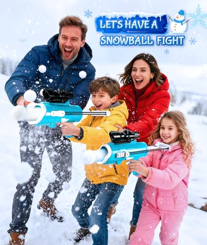 Snowball Maker with Snowball Launcher and Mesh Bag Q614