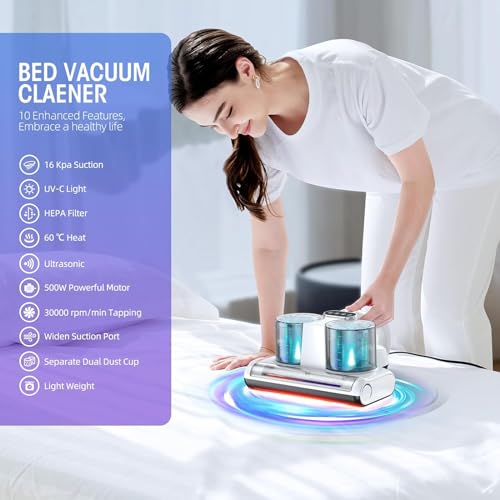 500W Corded Bed Vacuum Cleaner with UV HEPA Filter V202