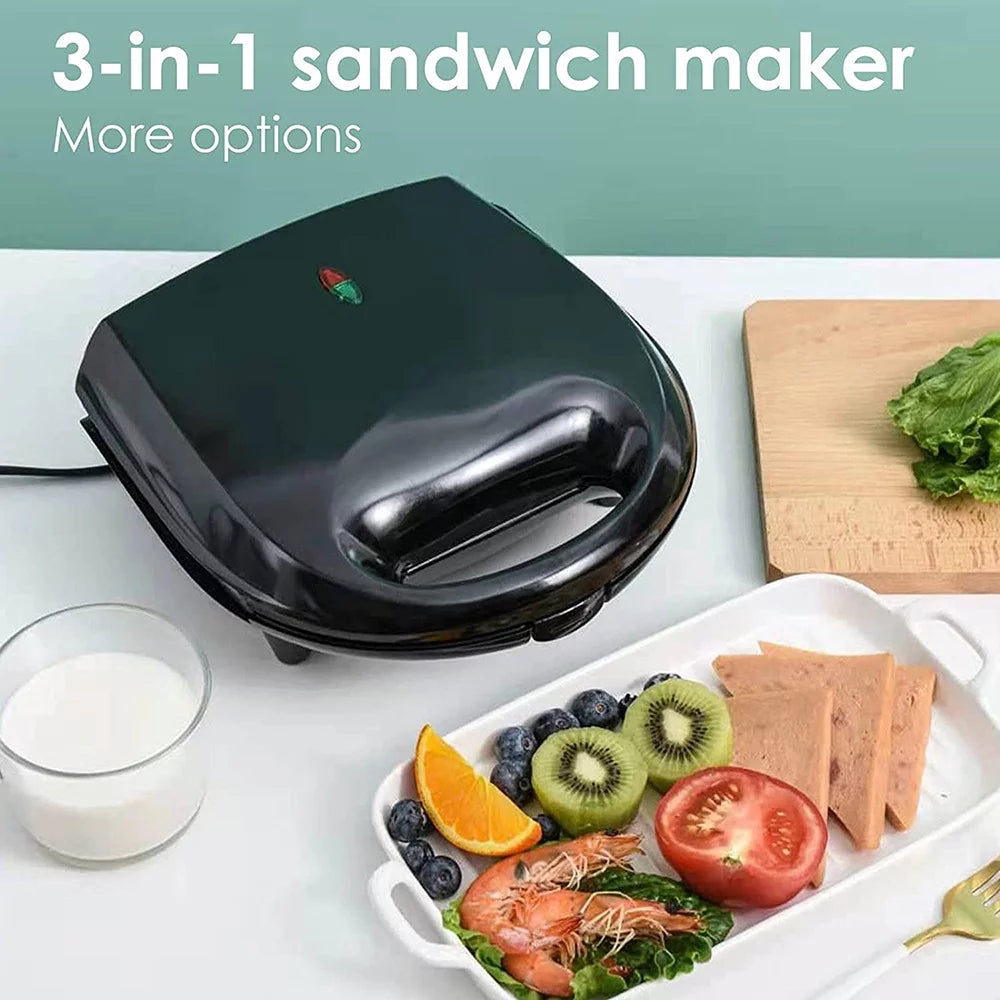 Stainless Steel Breakfast Sandwich and Waffle Maker G5527