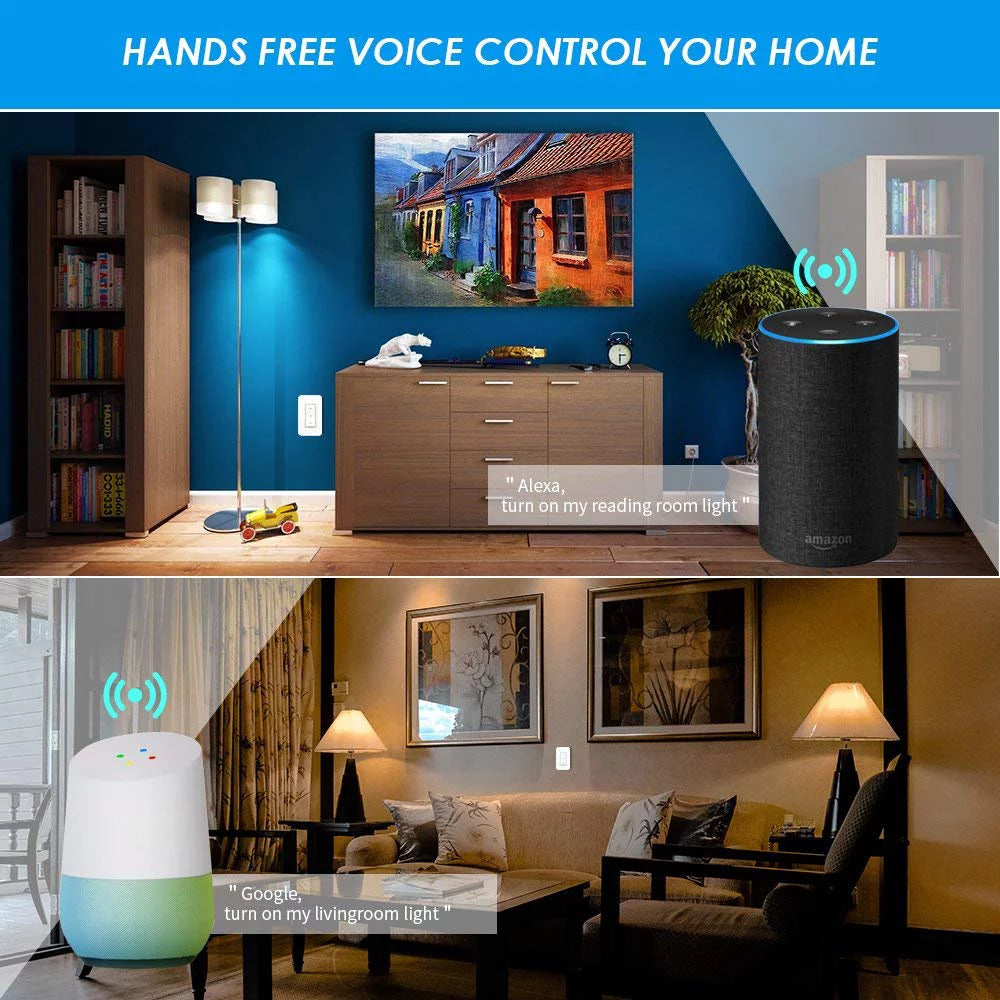WiFi Wall Switch with 4x WIFI Receiver M567