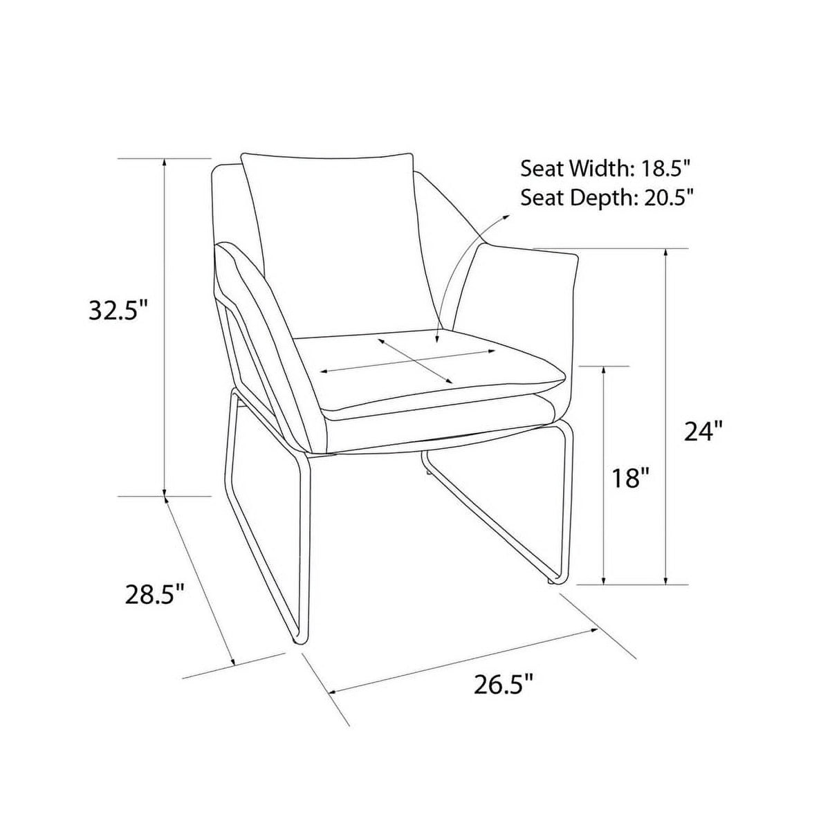 Mustard Yellow Velvet Accent Chair E50423