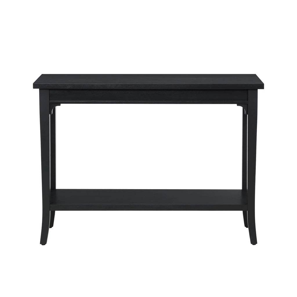 Console Table with Lower Shelf and Solid Wood Frame Z24810