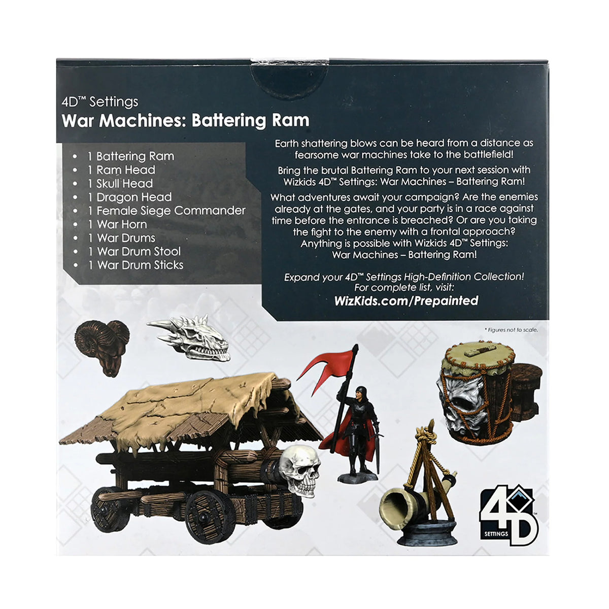 Battering Ram Miniatures RPG Tabletop Accessory Y669