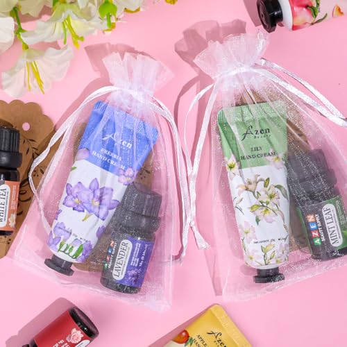 Hand Cream and Lip Balm Set with Organza Bag L19945