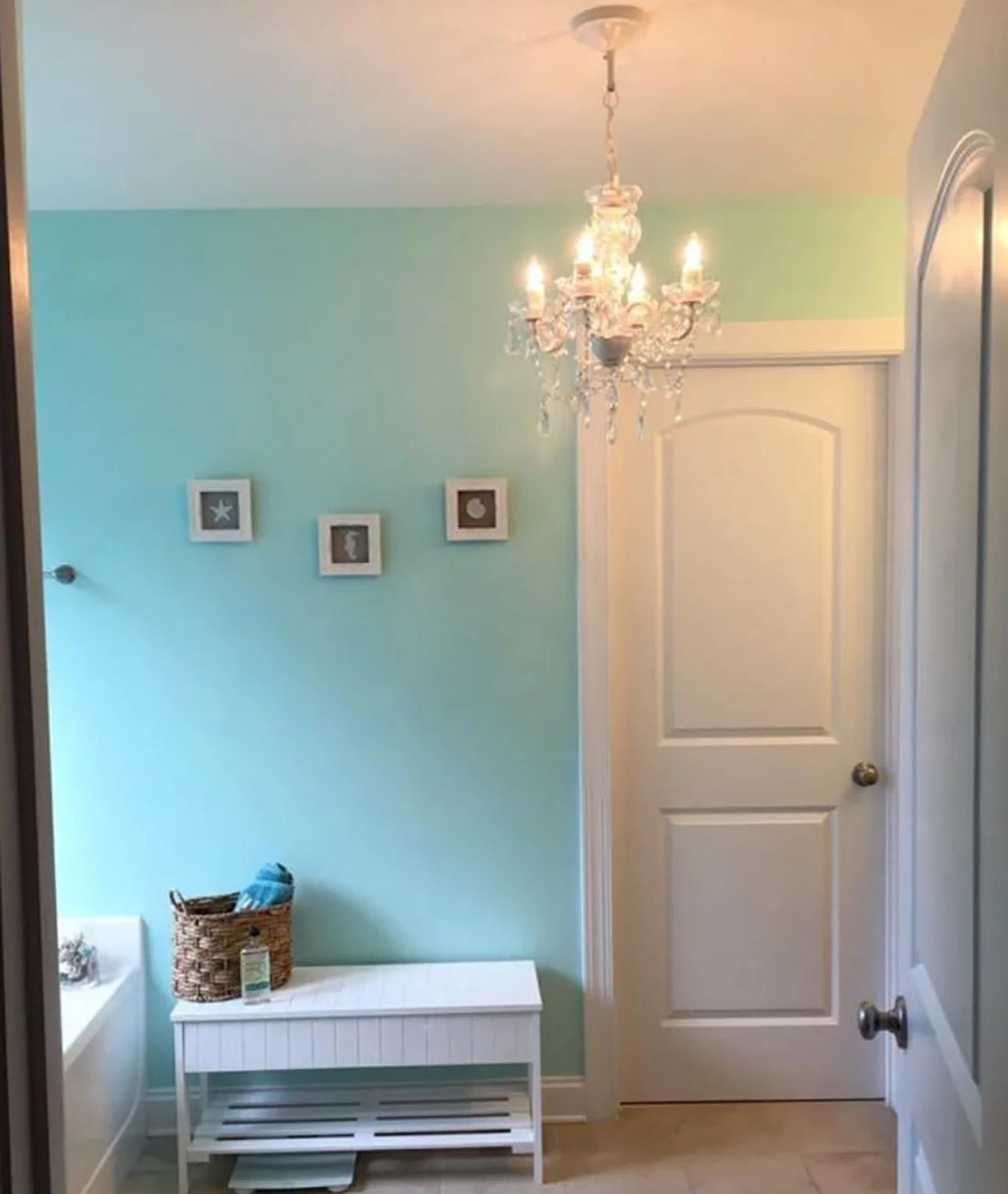 Clear 4 Light Acrylic Crystal Chandelier Z214977