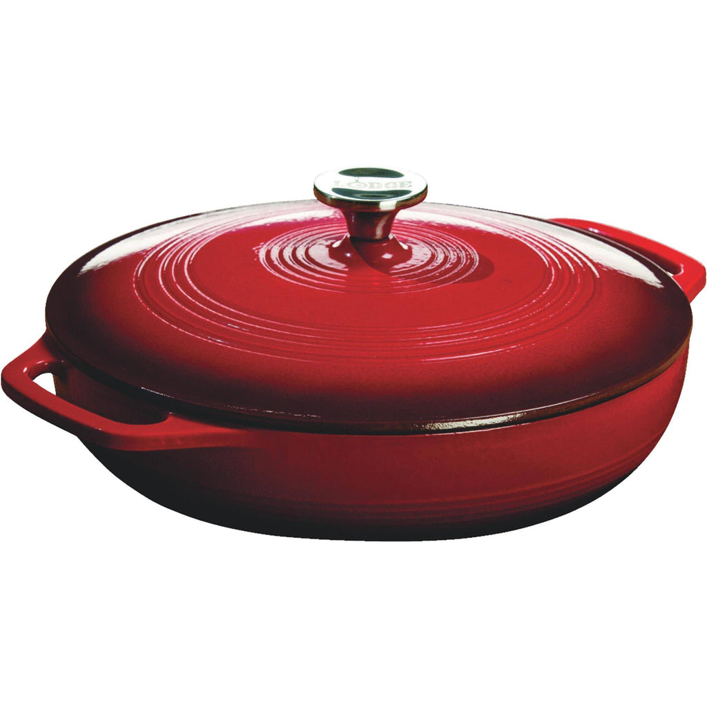 Red Cast Iron Casserole Dish 3.6 qt Z785