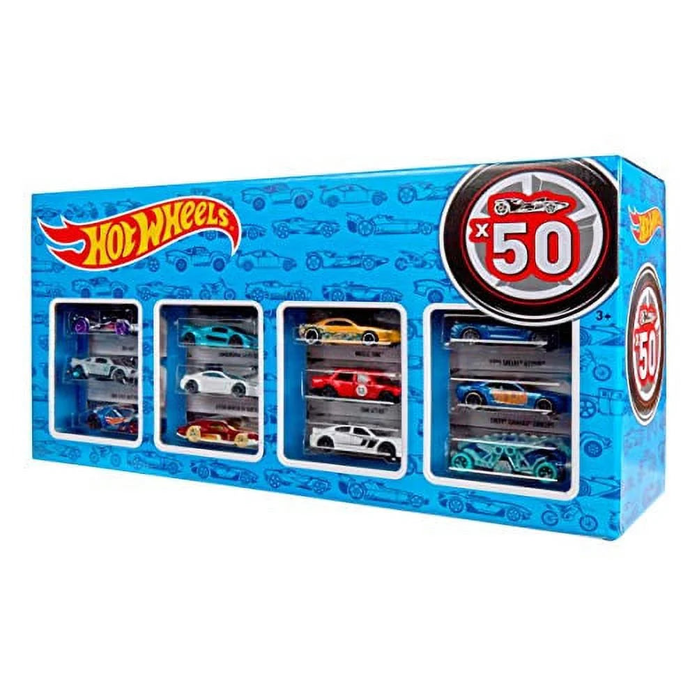 50 Pieces Hot Wheels Car Vehicle Playset U33124