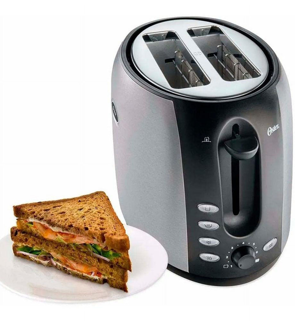 2 Slice Brushed Stainless Steel Toaster E100