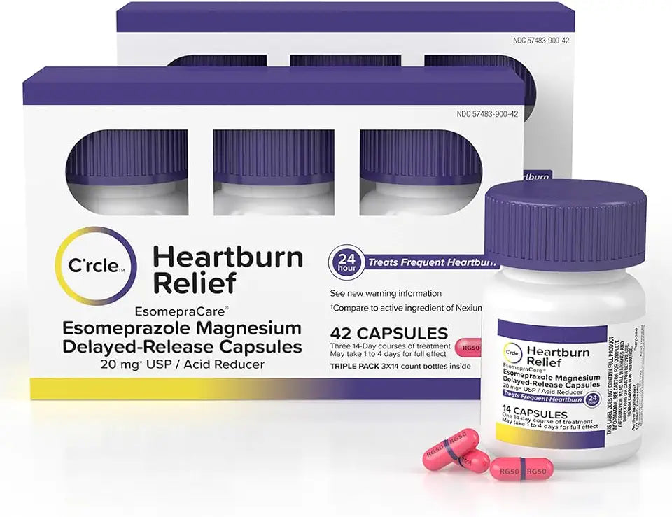 Esomeprazole Magnesium 20mg 84 Ct Delayed-Release Capsules P752119
