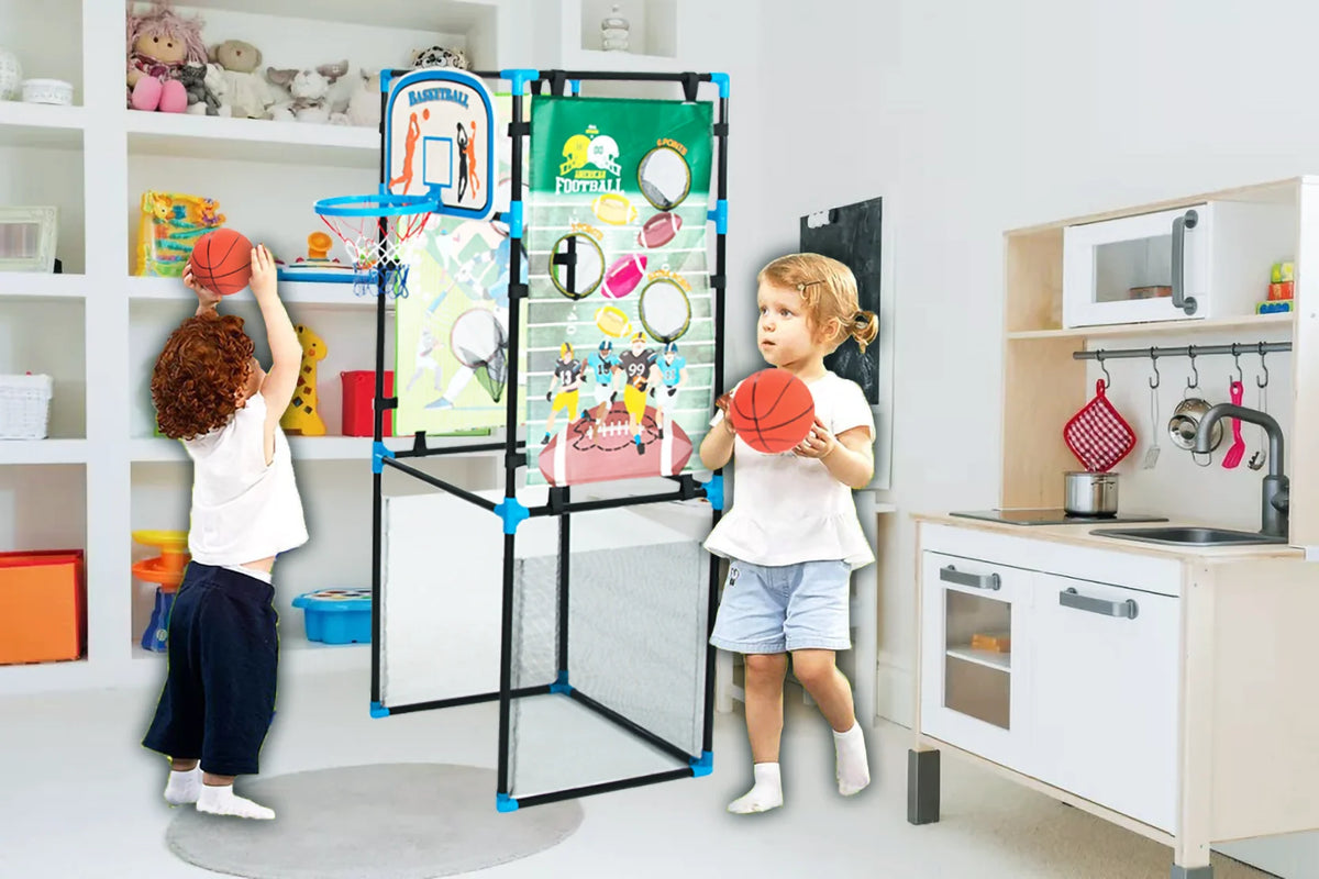 4 in 1 Basketball Football Baseball Soccer Game Set N26025