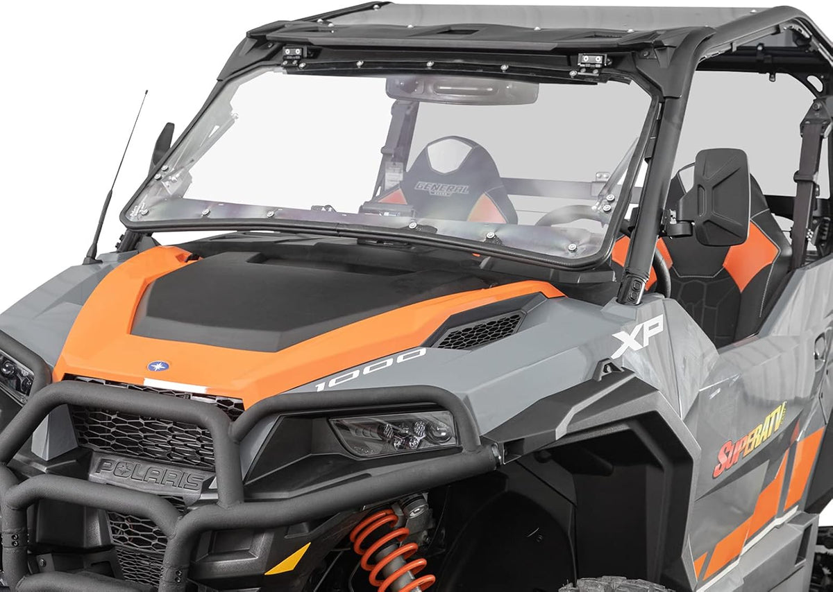 3-in-1 Flip Windshield 1/4 Thick Polycarbonate V613980