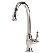 White Pull Down Kitchen Faucet L32828