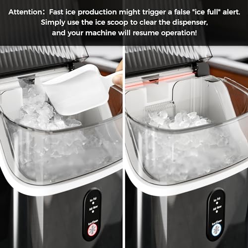 Countertop Nugget Ice Maker with Chewable Ice, 35lbs/Day V7111