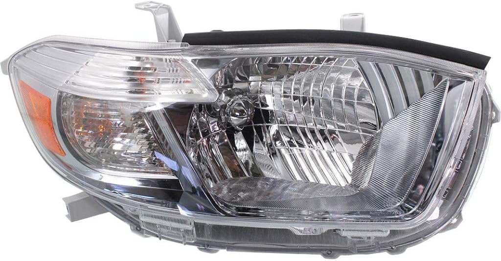 Passenger Side Halogen Headlight for Toyota Highlander 2011 2012 2013 J7614