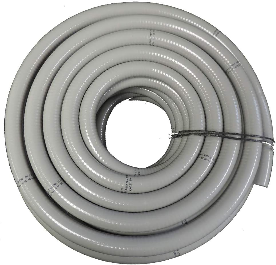 3/4" x 50 ft Non Metallic Liquid Tight Electrical Conduit Pack of 2 N306