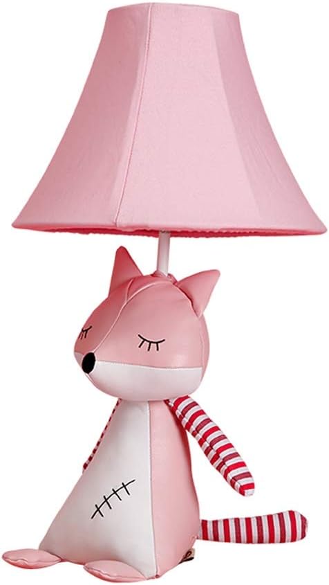 Pink Cartoon Fox Desk Lamp 50cm Warm Bedside Lamp Y50947