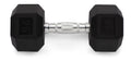 45 lbs Rubber Hex Dumbbell O84149