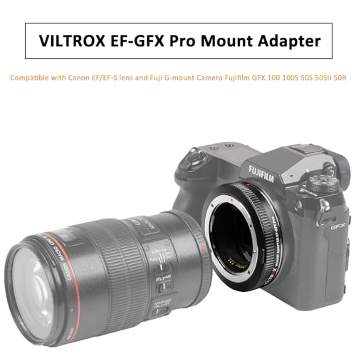 Auto-Focus Lens Adapter for Canon EF/EF-S to Fuji G-Mount U881857