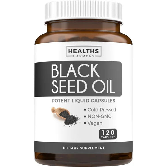 Black Seed Oil 1000 mg Softgel Capsules O5898