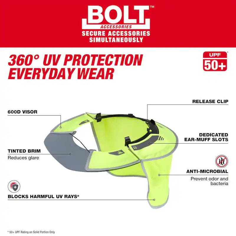 Tinted Brim Visor with Yellow Mesh Sunshade P6497