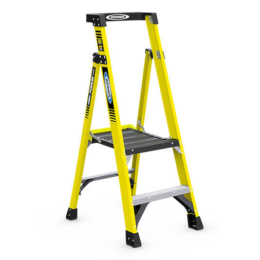 2 ft Fiberglass Podium Ladder Type IAA 375 lb Rating X706566
