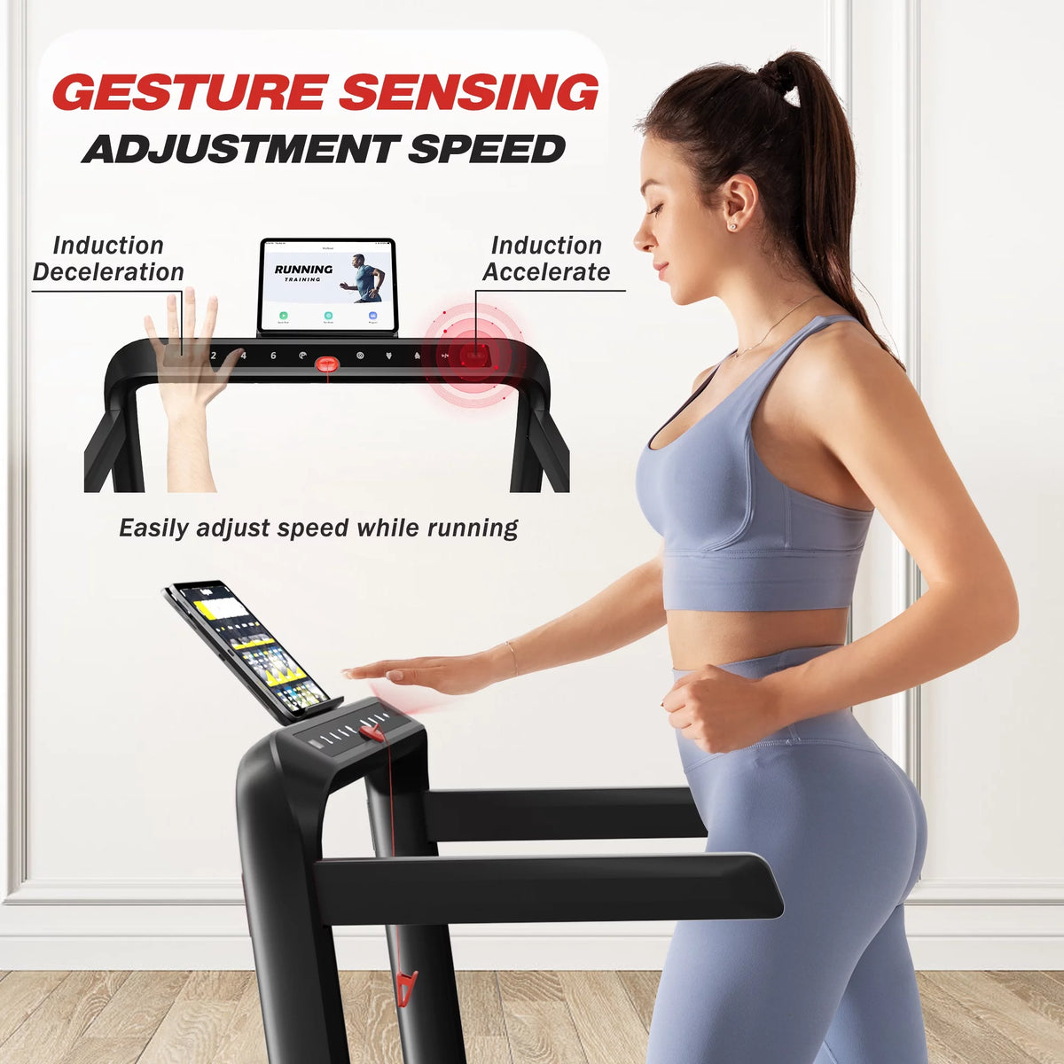 2 in 1 Incline Treadmill Walking Pad T755