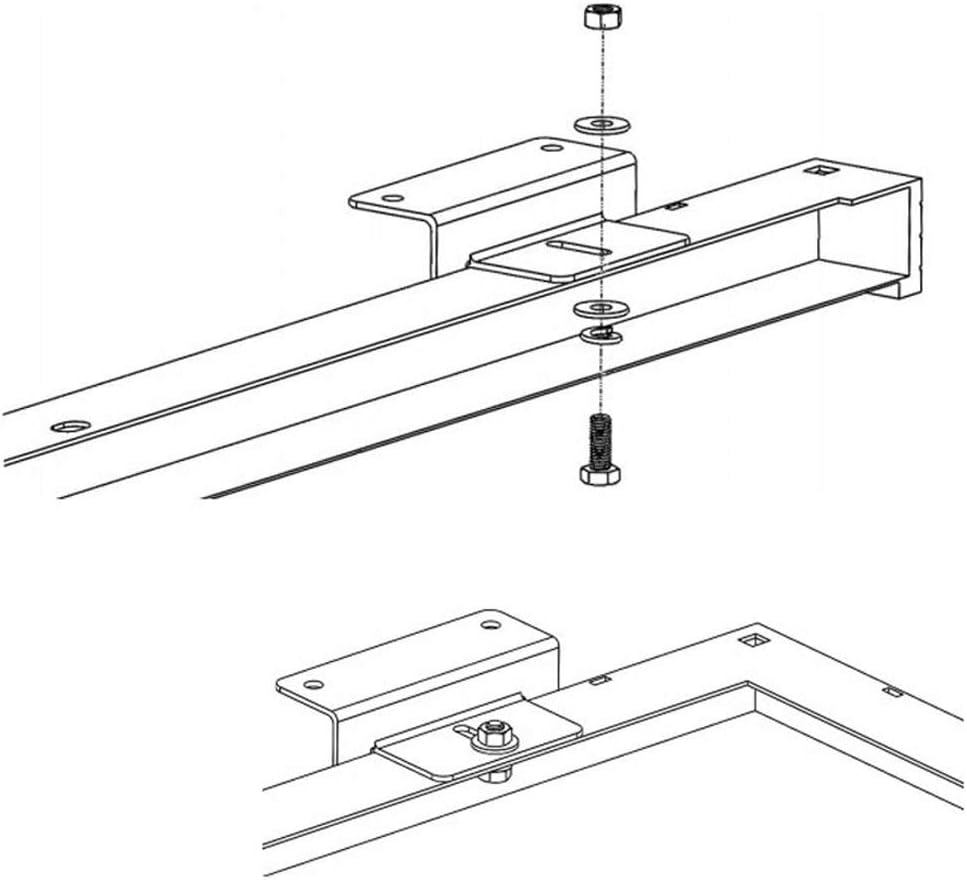 Solar Panel Mounting Z Brackets with Nuts and Bolts, Set of 4 Units (8 Set) S4430