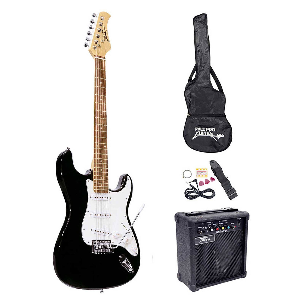Black Electric Guitar A561