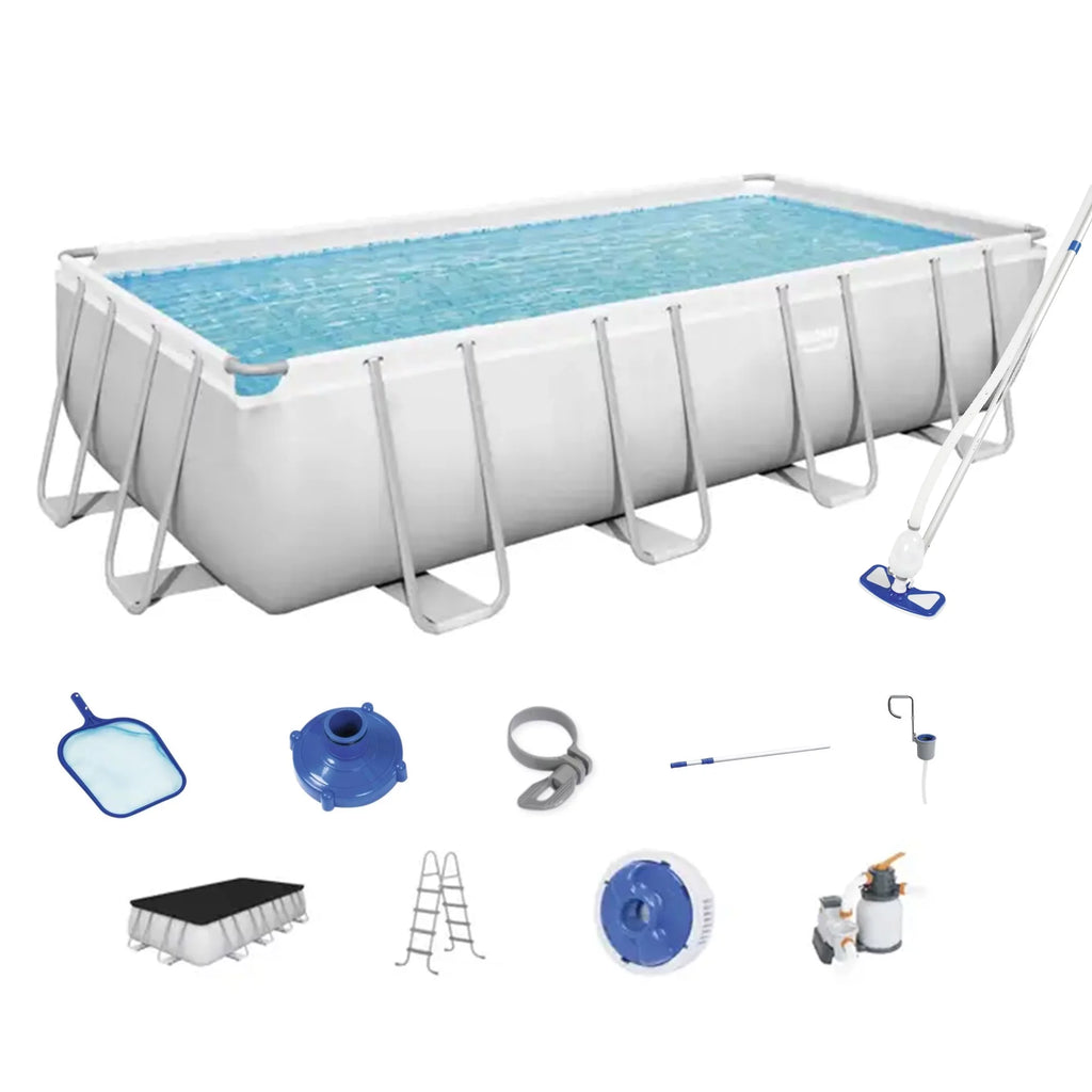 18ft x 9ft x 4ft Rectangular Above Ground Swimming Pool F448