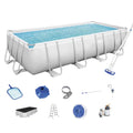 18ft x 9ft x 4ft Rectangular Above Ground Swimming Pool F448