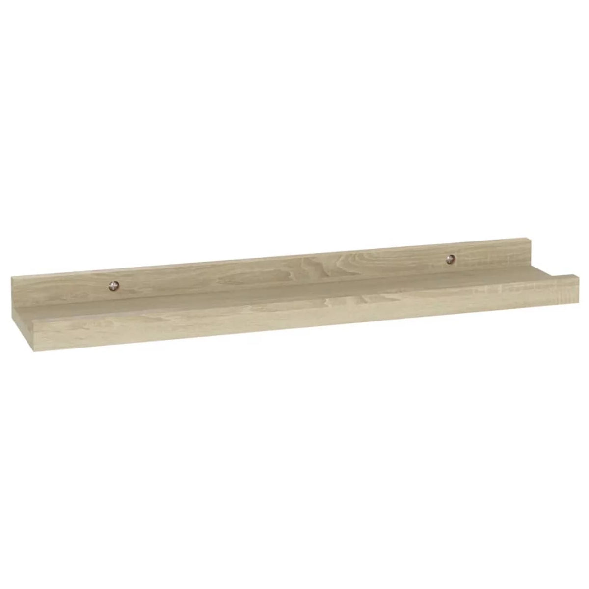 4 Piece MDF Floating Shelves Sonoma Oak W8000