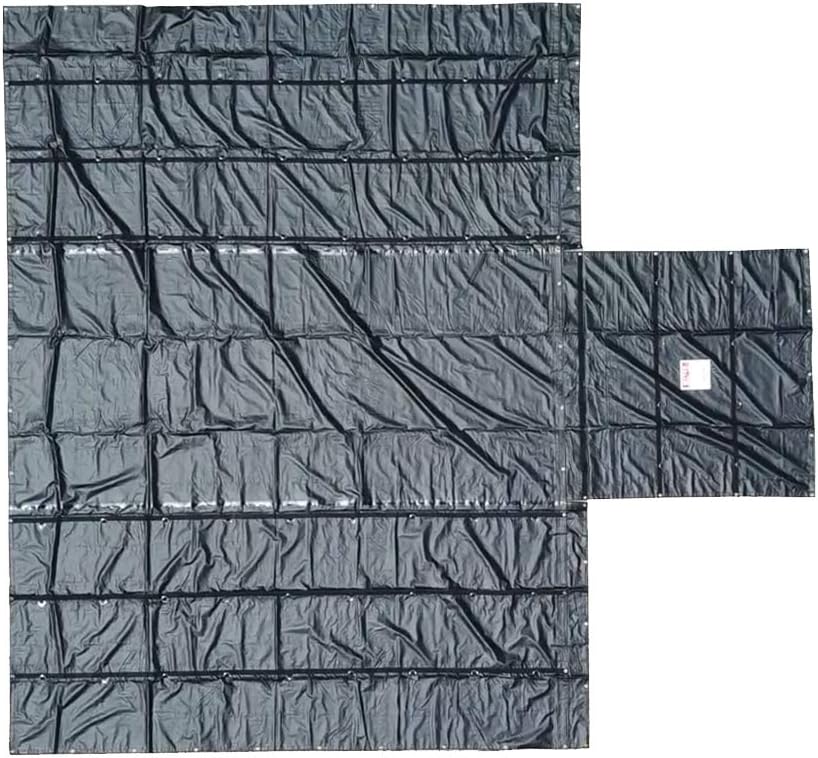 Black Combination Lumber Tarp 24x27 (8' Drop) L231