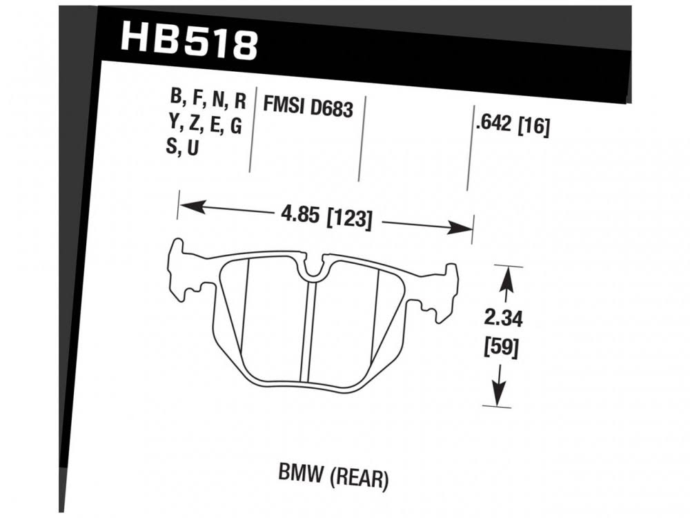 DTC 70 Brake Pads B5463