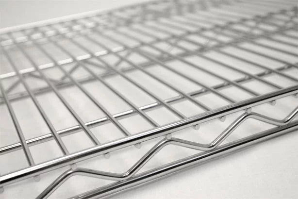 42" Wide Chrome Bakers Rack with Butcher Block B482