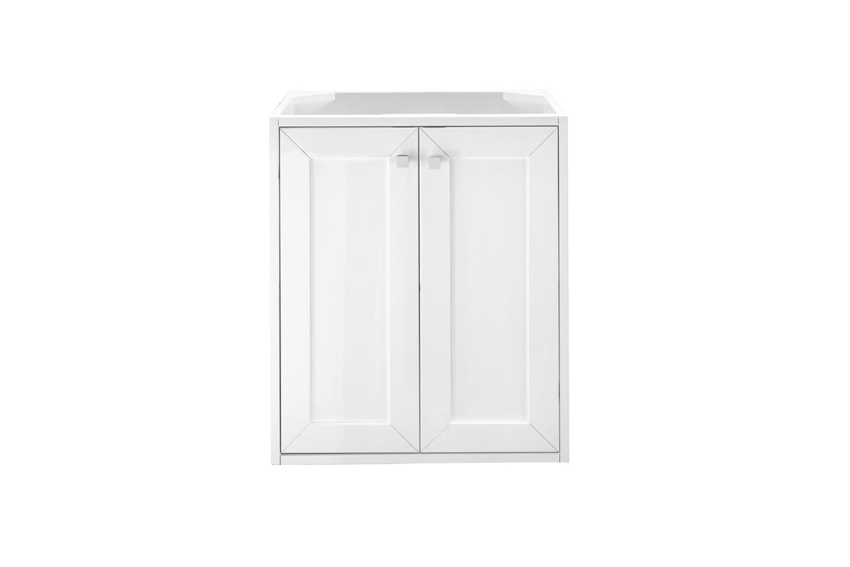 24 in. Glossy White Single Vanity Cabinet Z9925