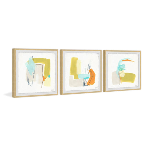 24 inch x 72 inch Triptych O270