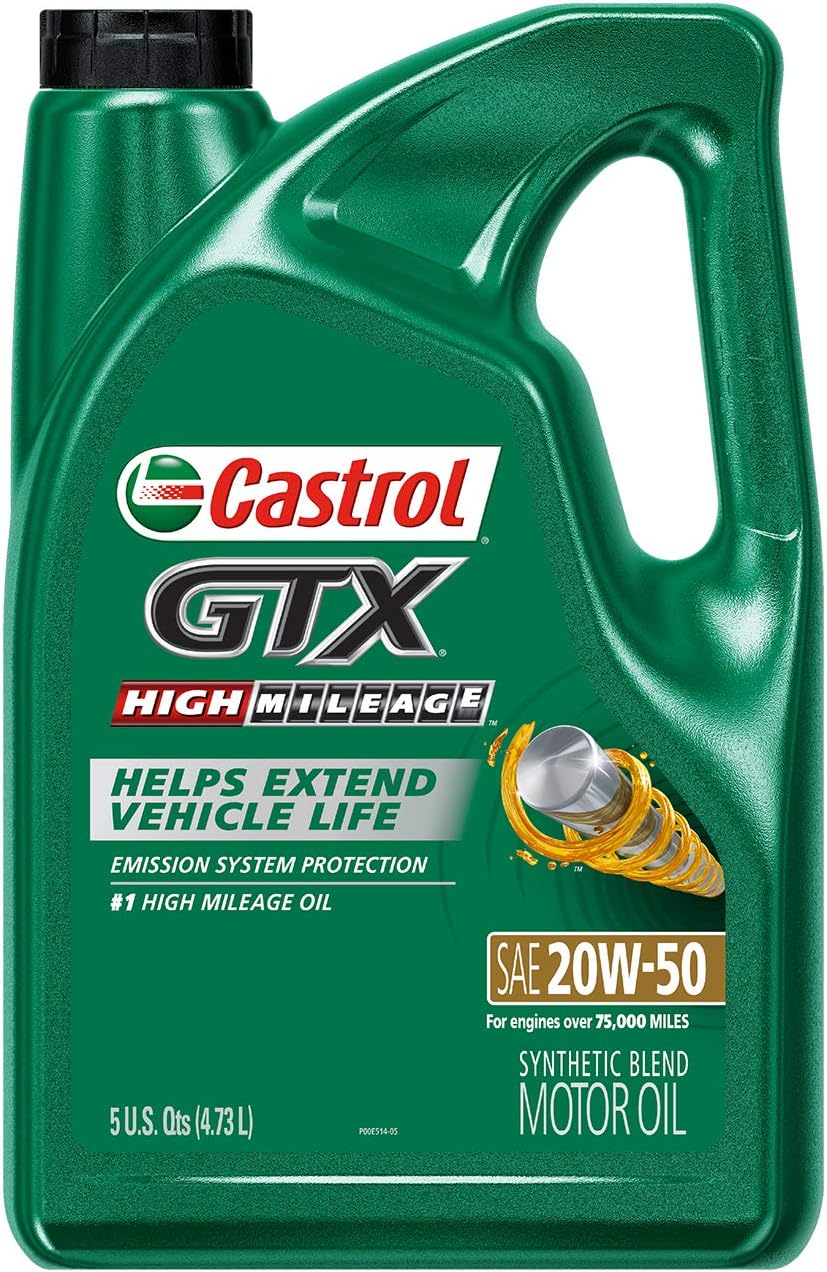 20W-50 Synthetic Blend Motor Oil 5 Quart 3 Pack T844358