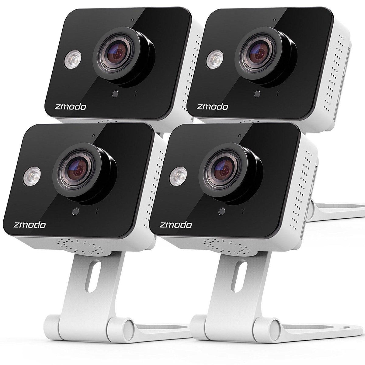 4 Pack 720p HD WiFi Wireless Home Security Camera System Two Way Audio Night T63373