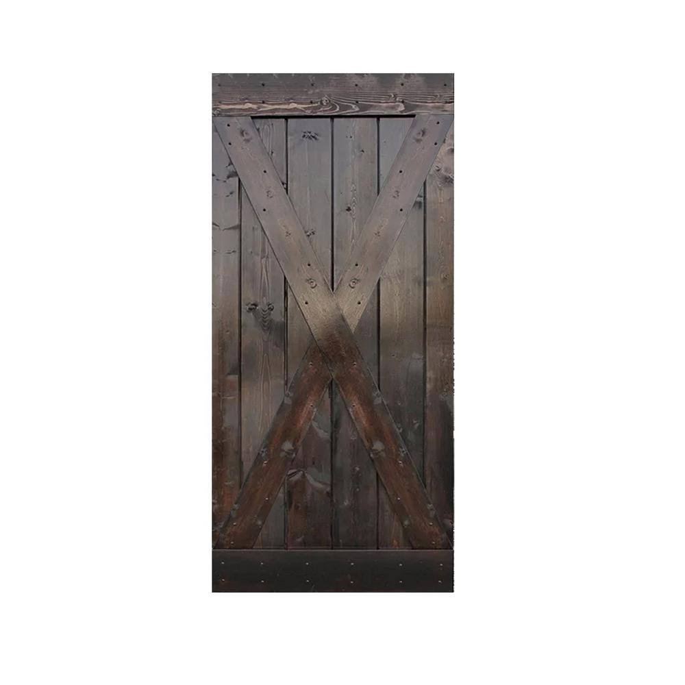 Knotty Pine Solid Wood Interior Barn Door Slab I992