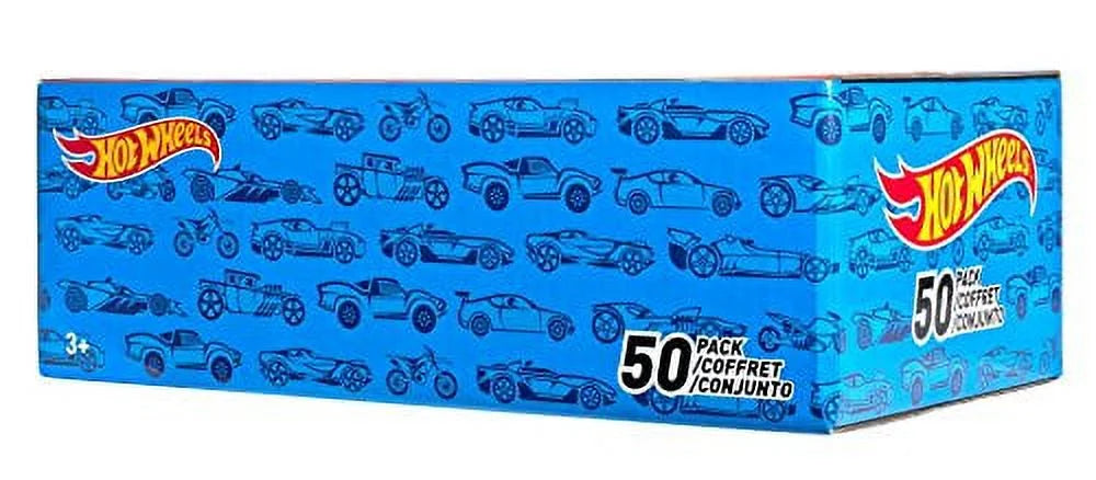 50 Pieces Hot Wheels Car Vehicle Playset U33124