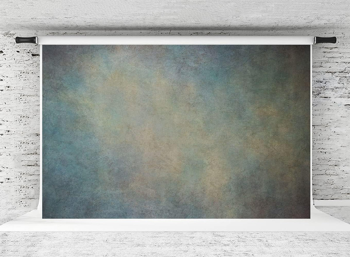 10ft(W) x6.5ft(H/T) Abstract Photo Backdrop Microfiber Cadetblue Pack of 2 Q88158