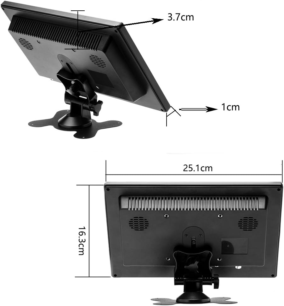 10.1” HD Monitor TFT LCD Color Screen with Built in Speaker R2874