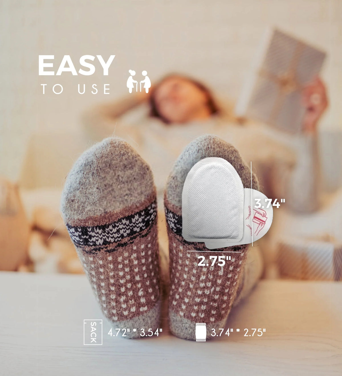 100 Pack Adhesive Toe Warmers P747