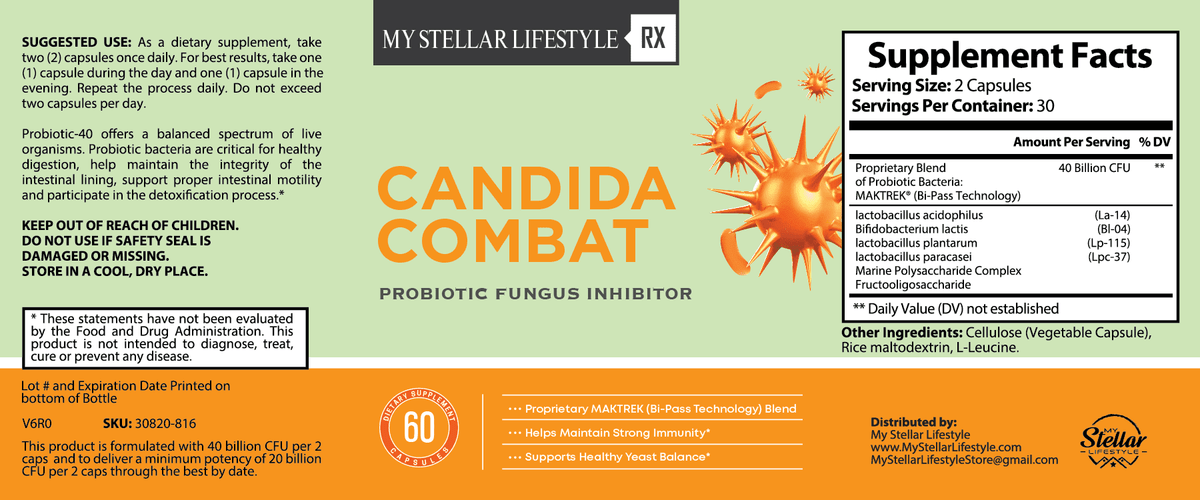60 Capsules Probiotic M6576