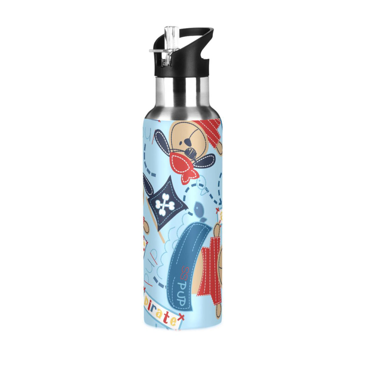 Stainless Steel Insulated Water Bottle with Straw Lid L95175